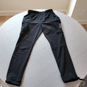 Under Armour Men's Project Rock Woven Cargo Pants - Black - Size L